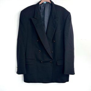 Ermenegildo Zegna Double Breasted Wool and Cashmere Blazer Sz 56